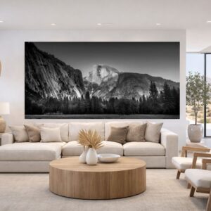 Excelsior Collection · Ode to Ansel — Half Dome Highlights (B&W)